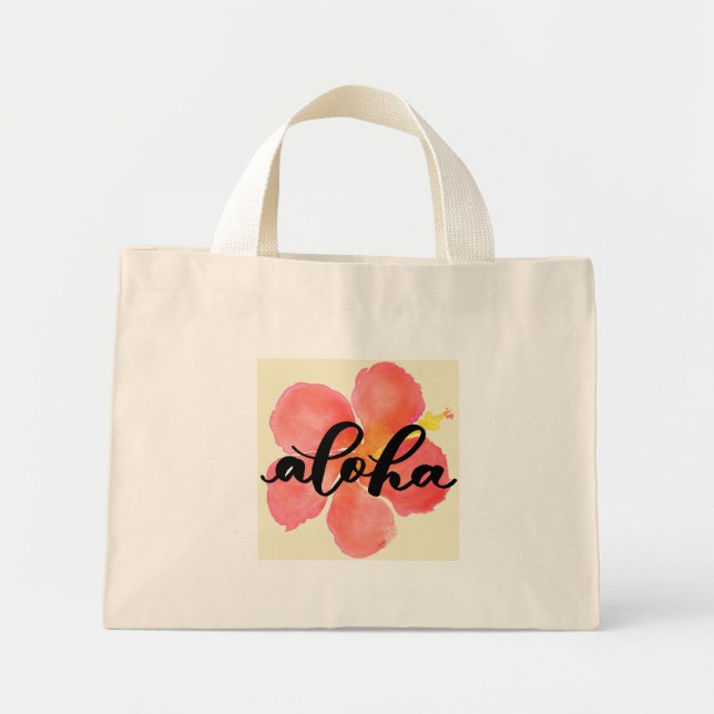 Aloha Hibiscus Tote Bag (Front)