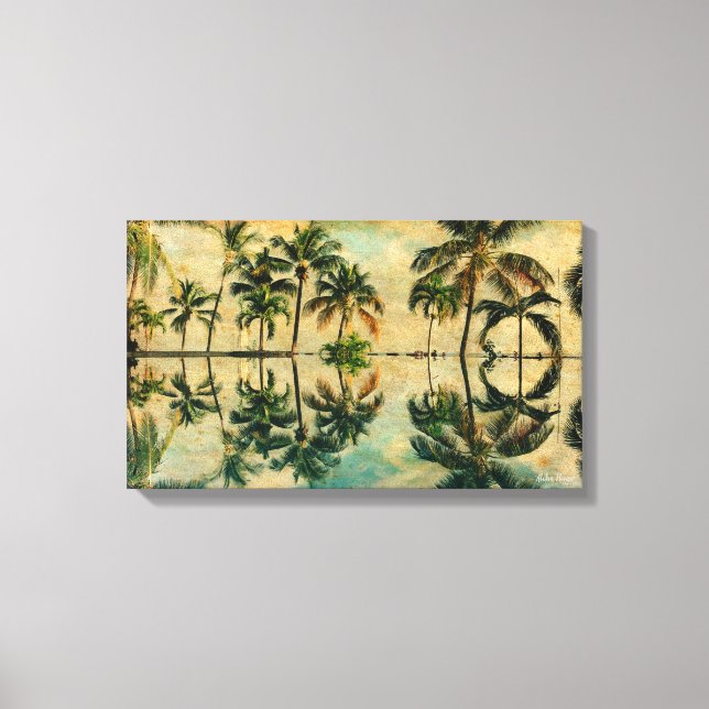 Aloha Home Canvas Art (Front)