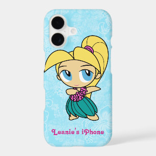 Aloha Honeys Blonde Hula Girl Hawaiian Hibiscus