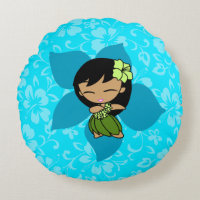 Aloha Honeys Hawaiian Hibiscus Vintage Hula Girl