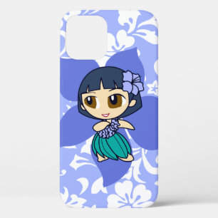 Aloha Honeys Hawaiian Peri Pareau Hula Girl  iPhone 12 Pro Case