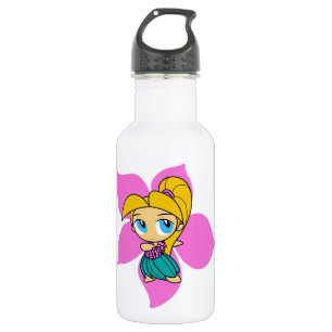 Aloha Honeys Hula Girl Hibiscus 532 Ml Water Bottle