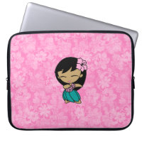 Aloha Honeys Hula Girl Hibiscus Neoprene