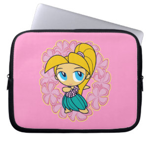 Aloha Honeys Hula Girl Plumeria Neoprene Laptop Sleeve