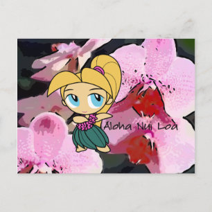 Aloha Honeys Luau & Greeting Postcards