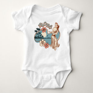 Aloha Hula Girl Baby Bodysuit