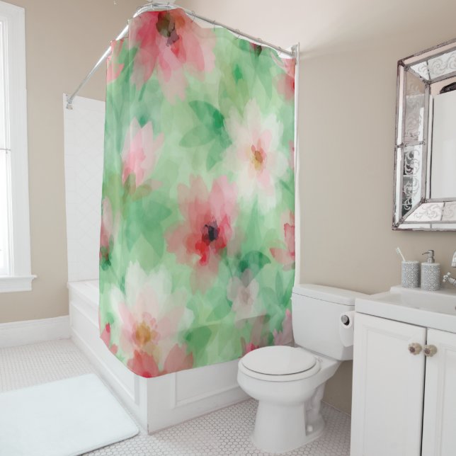 Aloha Impression Shower Curtain (In Situ)