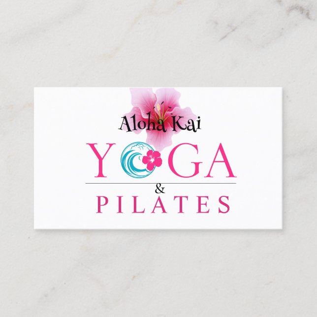 Aloha Kai Yoga Business Card (Front)
