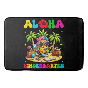 Aloha Kindergarten Pineapple Hawaii Back to School Bath Mat