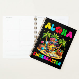 Aloha Kindergarten Pineapple Hawaii Back to School Planner