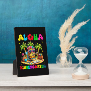 Aloha Kindergarten Pineapple Hawaii Back to School Plaque