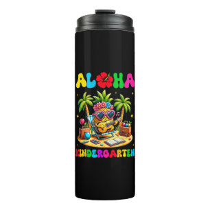 Aloha Kindergarten Pineapple Hawaii Back to School Thermal Tumbler