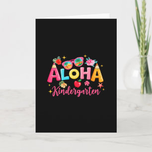 Aloha Kindergarten Summer Vacation Beach Teacher S Card