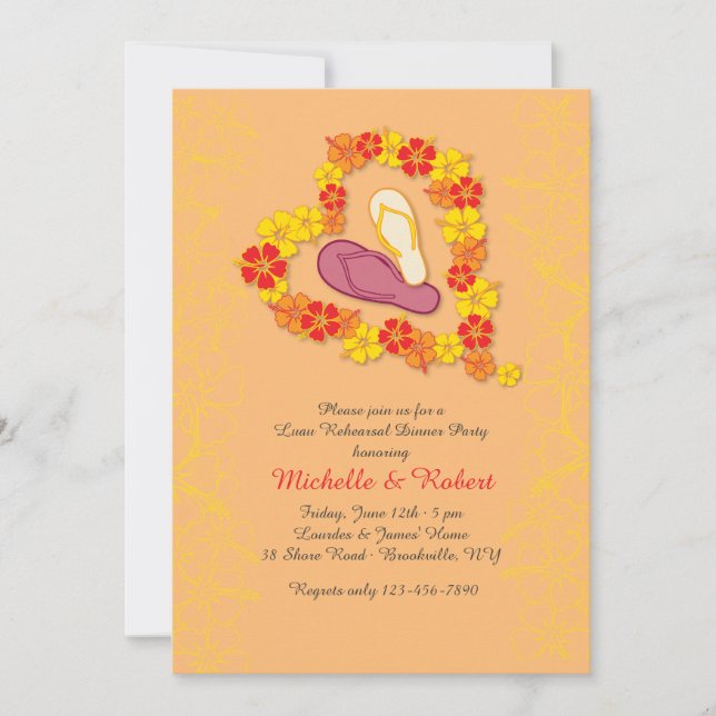 Aloha Love Invitation (Front)