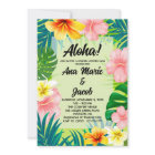 Aloha Luau Couples Shower invitation