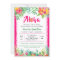 Aloha Luau Party Tropical Graduation Invitation