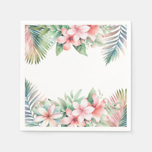 Aloha Luau Tropical Adult Birthday Napkin