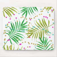 Aloha Luau Tropical Leaves & Fun Confetti Dots