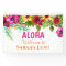 Aloha Luau Tropical Party Banner