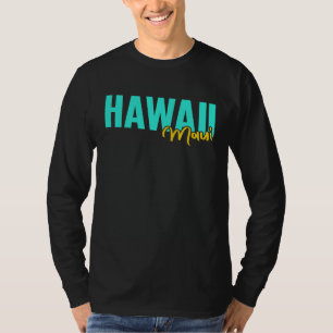 Aloha Maui Hawaii  Hawaiian Sports Maui Surfing T-Shirt