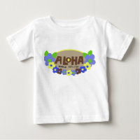 Aloha Means Hello Hawaiian Floral