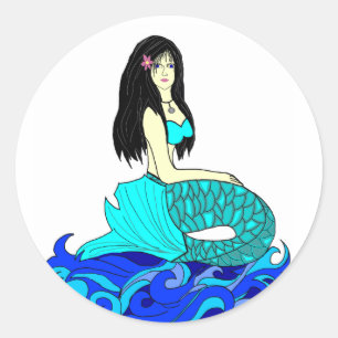 Aloha Mermaid stickers