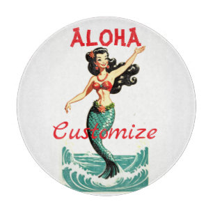 Aloha Mermaid Thunder_Thunder_Cove Cutting Board
