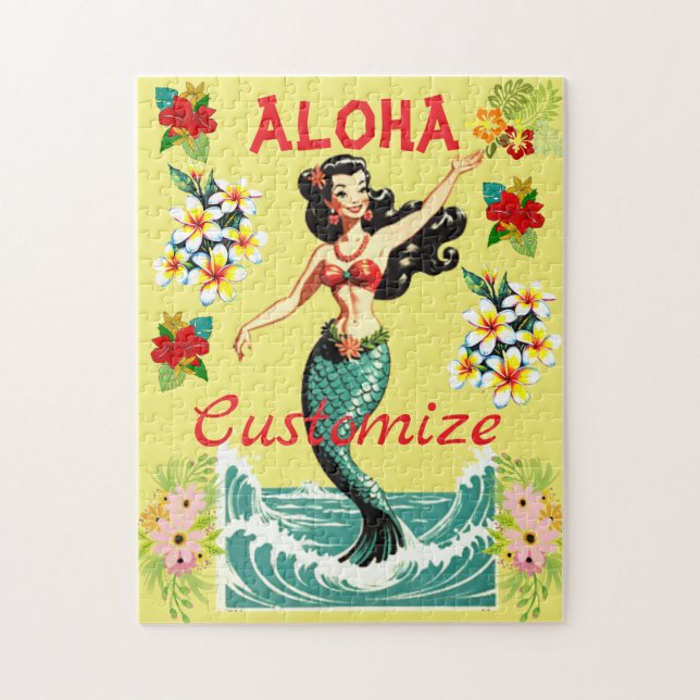 Aloha Mermaid Thunder_Thunder_Cove Jigsaw Puzzle (Vertical)