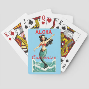 Aloha Mermaid Thunder_Thunder_Cove Playing Cards