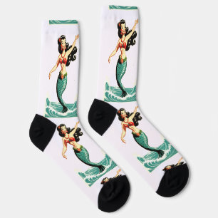 Aloha Mermaid Thunder_Thunder_Cove Socks