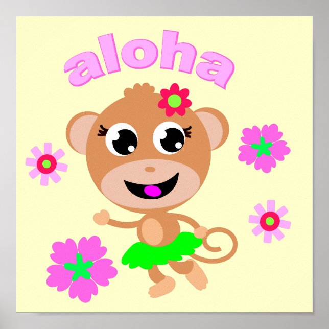 aloha monkey screen.ai poster (Front)