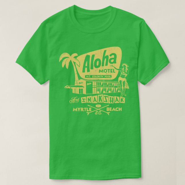 Aloha Motel Vintage TShirt (Design Front)