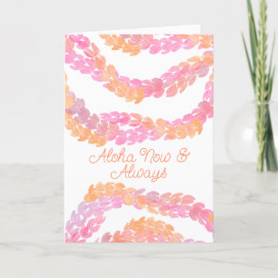 Aloha Now & Always Thank You Card