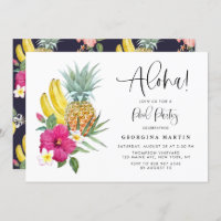 Aloha Pineapple and Hibiscus Tropical Pool Party