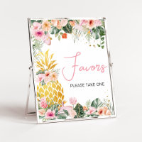 Aloha Pineapple Baby Shower Favours