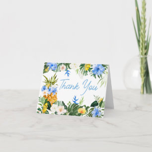 Aloha Pineapple Baby Shower Thank You Card