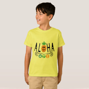 Aloha Pineapple Design - Kids' Hanes TAGLESS® T-Sh T-Shirt