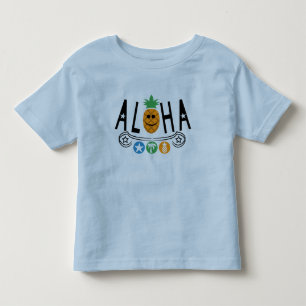 Aloha Pineapple Design - Toddler Fine Jersey T-Shi T-Shirt