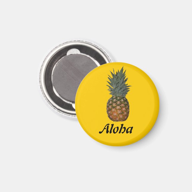Aloha Pineapple Magnet (Front/Back)