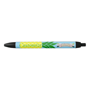 Aloha Pineapple Thunder_Cove Black Ink Pen