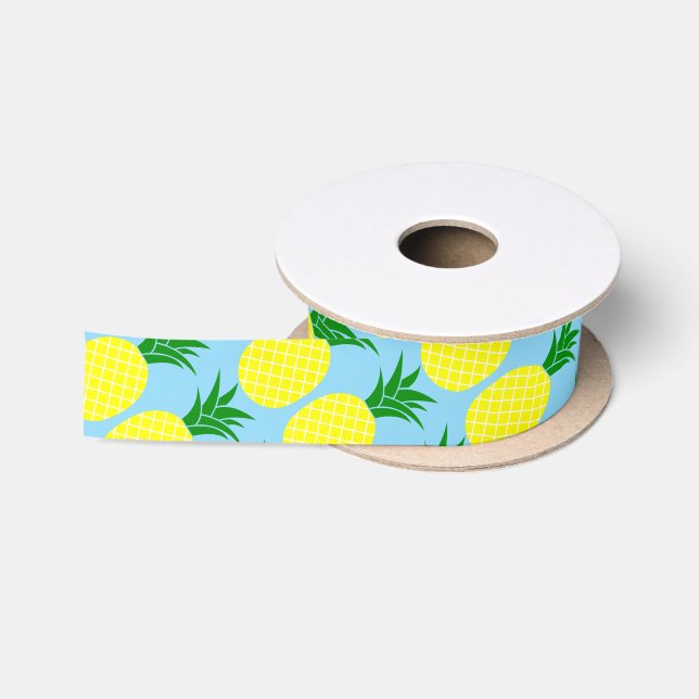 Aloha Pineapple Thunder_Cove Satin Ribbon (Spool)