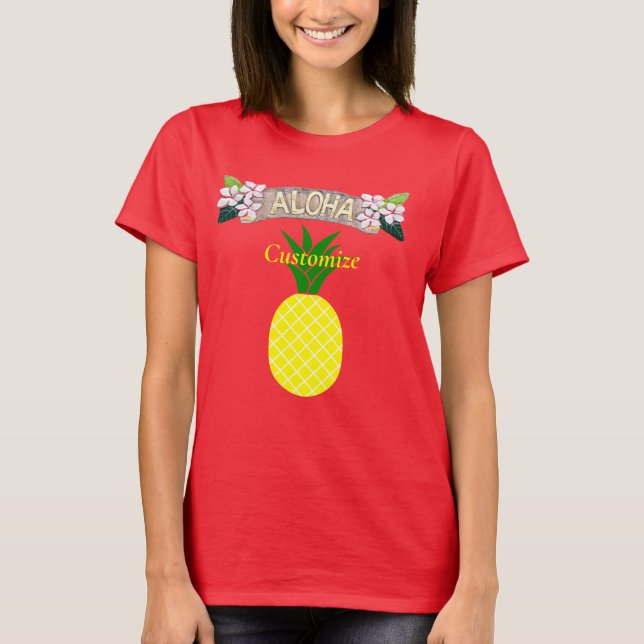 Aloha Pineapple Thunder_Cove T-Shirt (Front)