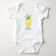 Aloha Pineapple Watercolor Infant Shirt