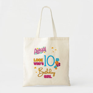 Aloha Pool Summer Birthday Party Colourful Theme Tote Bag