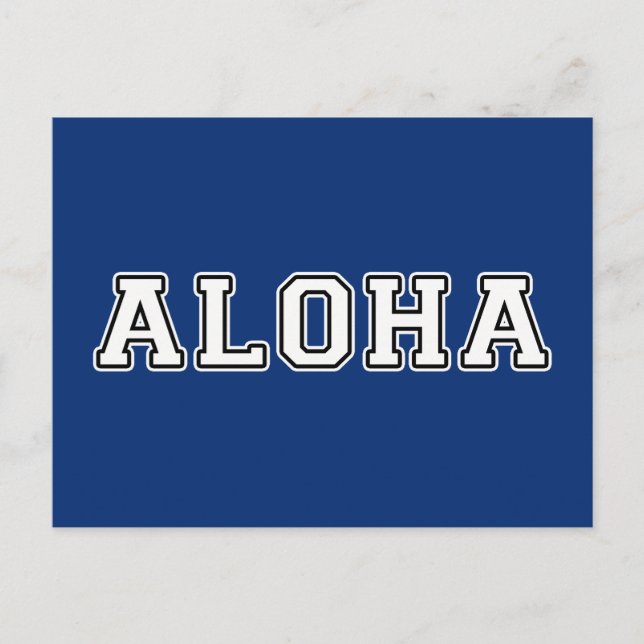 Aloha Postcard (Front)