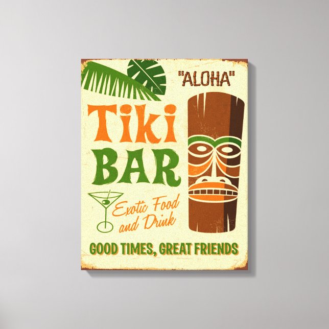 Aloha Poster Canvas Print (Front)