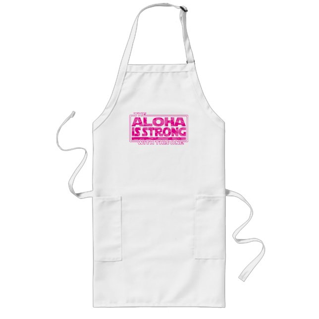 Aloha Power Hawaii Sci-Fi Inspiration Long Apron (Front)