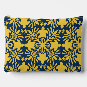 Aloha print hawaiian quilt honu accessory pouch