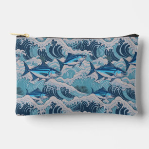 Aloha print pattern accessory pouch