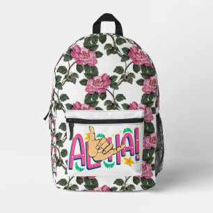 Aloha Printed Backpack